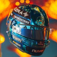 HELMET George Russell Mercedes-AMG PETRONAS F1 Team GP Singapour 2025