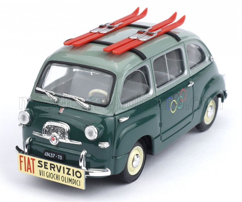 FIAT - DIORAMA 600 MULTIPLA SERVIZIO VII GIOCHI OL