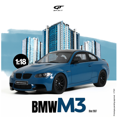 BMW M3 E92 BLUE 2007