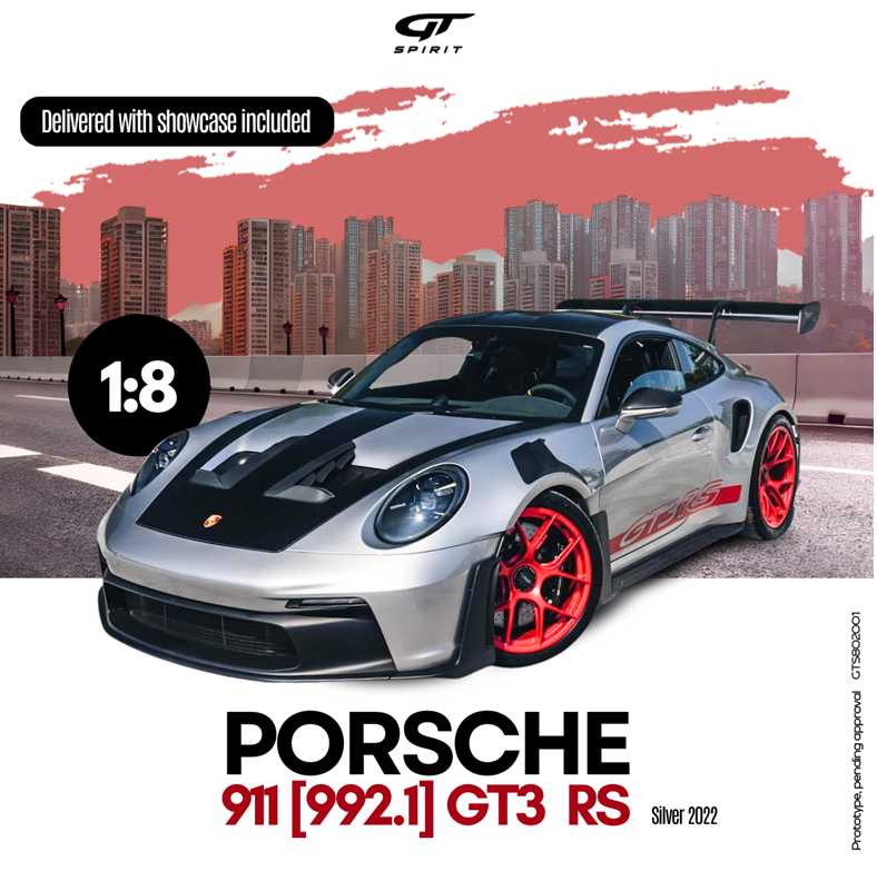 PORSCHE 911 [992.1] GT3 RS SILVER 2022