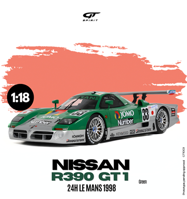NISSAN R390 GT1 LE MANS 1998 GREEN 1998