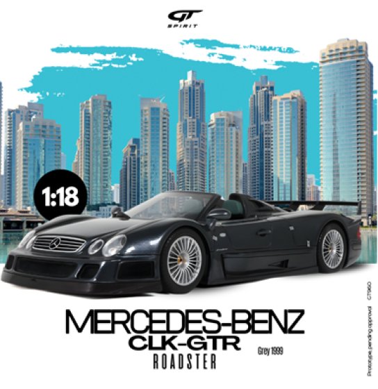 MERCEDES-BENZ CLKGTR ROADSTER GREY 1999