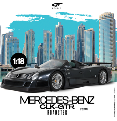 MERCEDES-BENZ CLKGTR ROADSTER GREY 1999