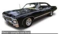 Chevrolet Impala Sport Sedan, noir, 1967, 1:43
