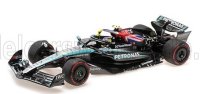 MERCEDES GP - F1 W15 EQ PERFORMANCE TEAM AMG PETRONAS MOTORSPORT N 44 (WITH FLAG) WINNER SILVERSTONE BRITISH GP 2024 LEWIS HAMILTON
