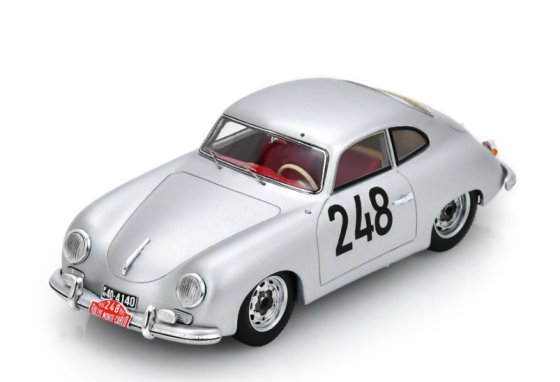 PORSCHE 356 1500 N°248 Rallye Monte Carlo 1955 M. Nathan - H. Schellhaas