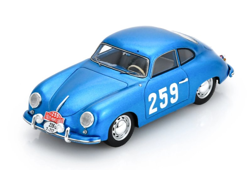 Porsche 356 1500 No.259 Rally Monte Carlo 1955 C. Cooper - J. Fischel