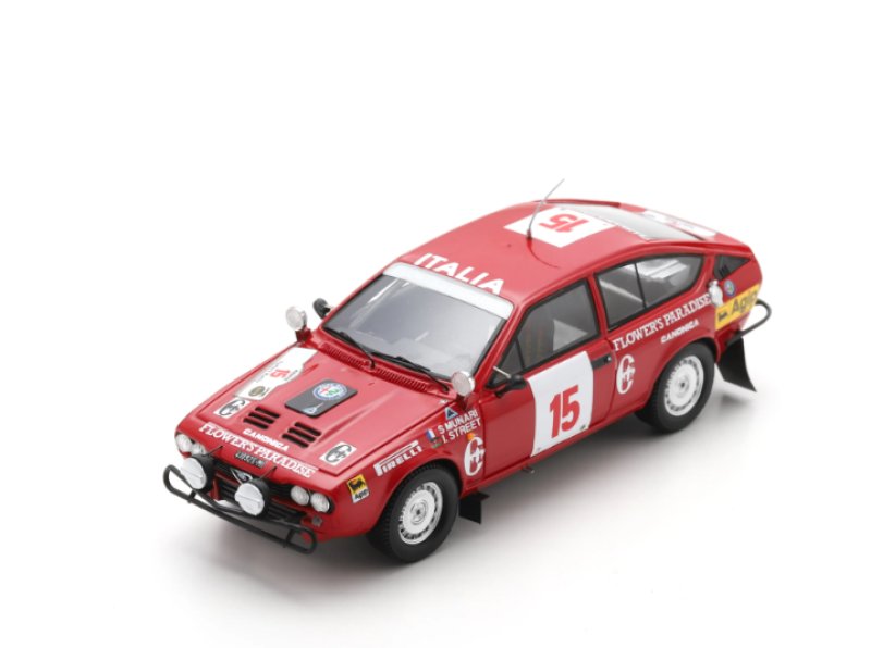 Alfa Romeo GTV6 No.15 Rally Safari 1983 S. Munari - I. Street