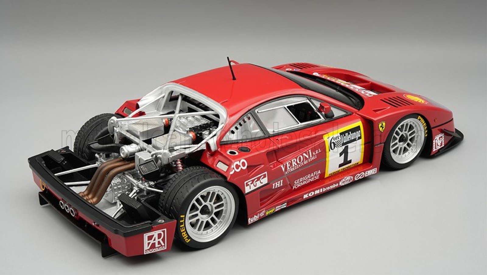 Mimmo Engine Modèle réduit Ferrari - F40 Lm 3.5l Turbo V8 N 1 Winner 6h Vallelunga...