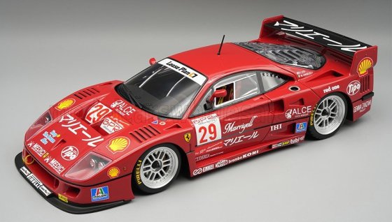 FERRARI - F40 LM 3.5L TURBO V8 N 29 BPR SUZUKA 1996 MAX ANGELELLI - TETSUYA OTA - OPEN REAR TRUNCK AND ENGINE PART - CLOSE WITH MAGNETIC SYSTEM