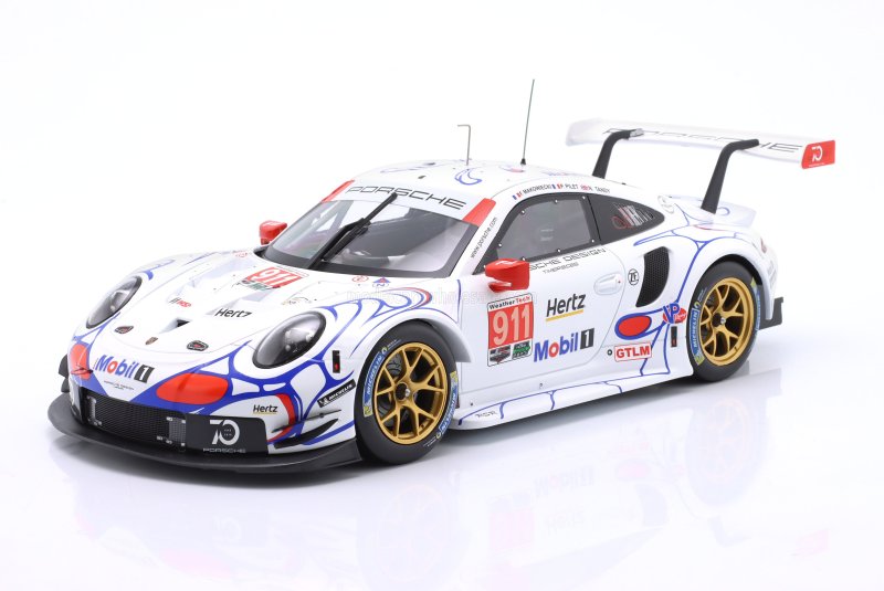 PORSCHE - 911 991 RSR TEAM PORSCHE GT N 911 WINNER GTLM CLASS PETIT LE MANS 2018 PATRICK PILET - NICK TANDY - FREDERIC MAKOWIECKI