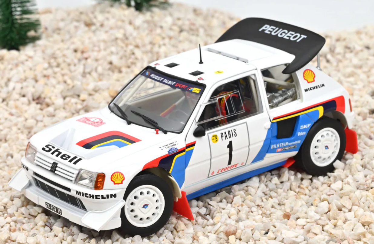 PEUGEOT 205 T16 EVOLUTION 2 N 1 2nd RALLY MONTECAR