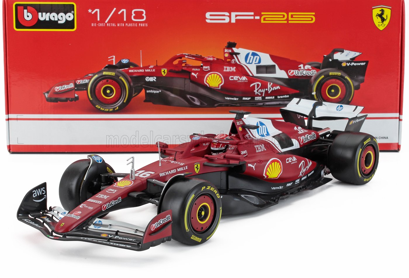 FERRARI - F1 SF-25 TEAM SCUDERIA FERRARI N 16 SEAS