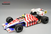 TOLEMAN - F1 TG184 HART TURBO N 19 3rd PORTUGAL GP (with pilot figure) 1984 AYRTON SENNA