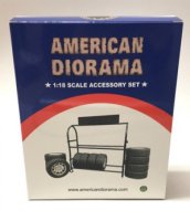 Metalen Banden rek Metal Tire Rack 1/18