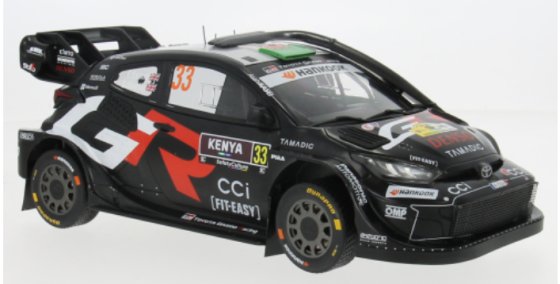 TOYOTA - YARIS GR RALLY1 HYBRID TEAM GAZOO RACING WRT N 33 WINNER RALLY KENYA SAFARI 2025 ELFYN EVANS - SCOTT MARTIN