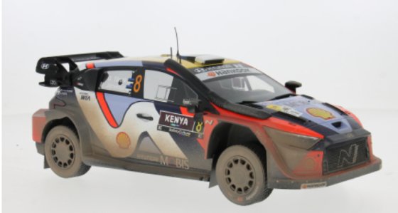 HYUNDAI - i20 N RALLY1 TEAM SHELL MOBIS WRT N 8 2nd RALLY KENYA SAFARI 2025 OTT TANAK - MARTIN JARVEOJA