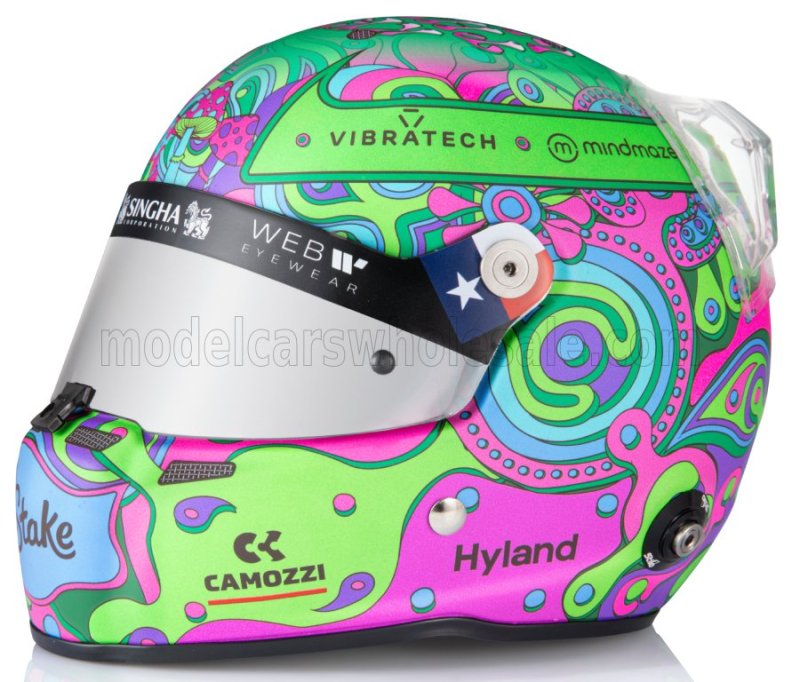 HELMET F1 VALTTERI BOTTAS TEAM STAKE KICK SAUBER N 77 AUSTIN GP 2023
