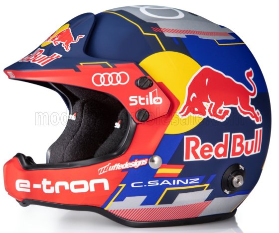 HELMET CARLOS SAINZ SR TEAM AUDI RS Q E-TRON E2 SPORT N 204 WINNER RALLY DAKAR 2024