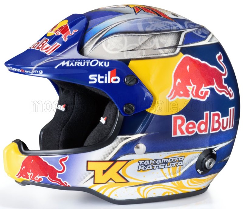 Miniatuurhelm Takamoto Katsuta Toyota Yaris GR Rally1 2025 1/2 MINI HELMET