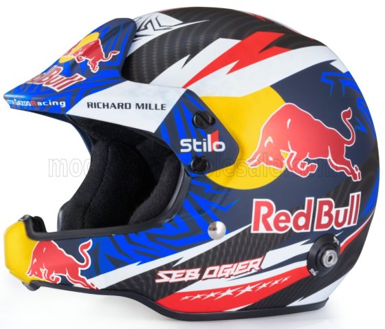 Schaalmodel helm Sébastien Ogier Toyota Yaris GR Rally1 2025 1/2 MINI HELMET