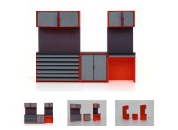 Tool Cabinets Set of 3