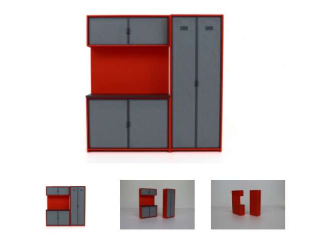 Tool Cabinets Set of 2