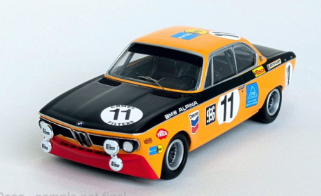 BMW 2800 CS, 24h Spa, 1971, #11, G.Huber/W.Kauhsen