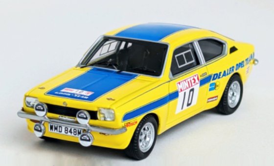 Opel Kadett GT/E, Rally Mintex Dales, 1975, Dealer Opel Team, #10, T.Fall/M.Wood, 1:43