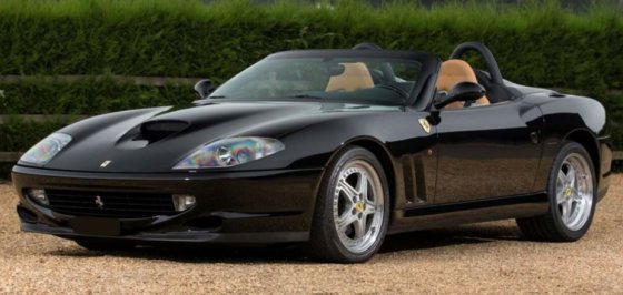Ferrari 550 Barchetta 2000 - made in Italy Nero DS - interni Beige