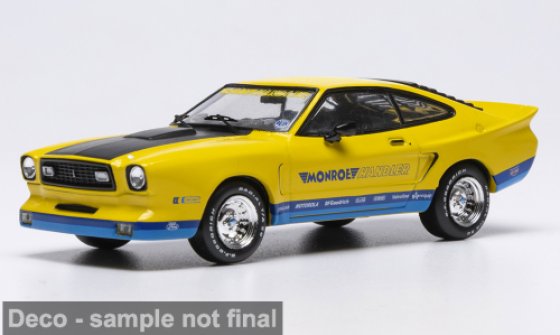Ford Mustang II Monroe Handler, gelb/Dekor, 1978