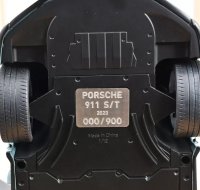 Porsche 911 S/T 2023 Meissen blauw