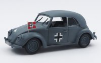 VOLKSWAGEN - BEETLE KAFER MAGGIOLINO CABRIOLET CLOSED WEHRMACHT 1943 - MILITARY BLUE