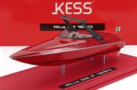 RIVA - MOTORBOOT 32 FERRARI 1990 2x ENGINE V8 - 780CV - (24cm) - WITH SHOWCASE - RED
