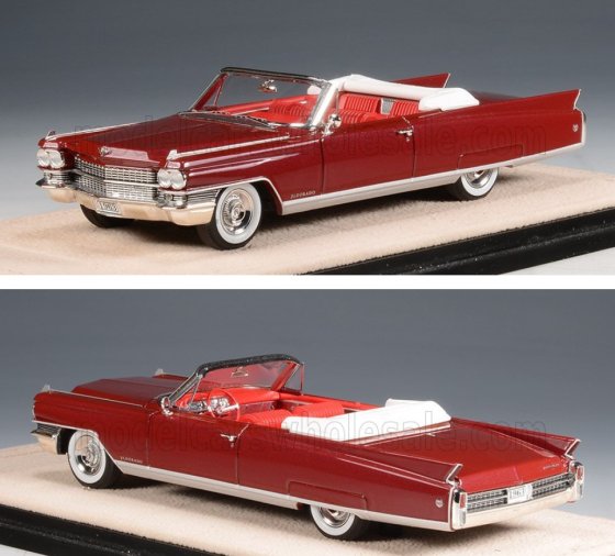 CADILLAC - ELDORADO BIARRITZ CABRIOLET OPEN 1963 - RED