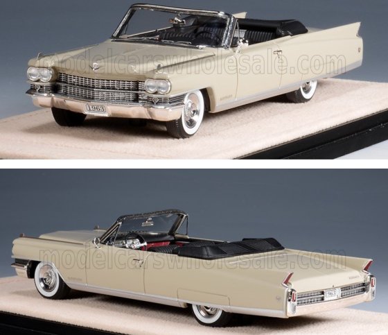 CADILLAC - ELDORADO BIARRITZ CABRIOLET OPEN 1963 - IVORY