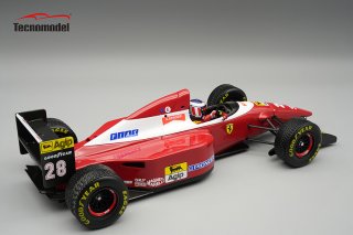 FERRARI - F1 F93A TEAM SCUDERIA FERRARI N 28 EUROPEAN DONINGTON PARK GP RAIN TIRES (with pilot figure) 1993 GERHARD BERGER
