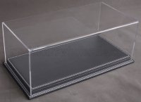 Display Case Mulhause with Antracite Leather Base - 650x310x210mm