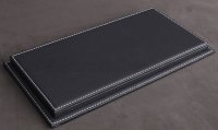 Display Case Mulhause with Antracite Leather Base - 650x310x210mm