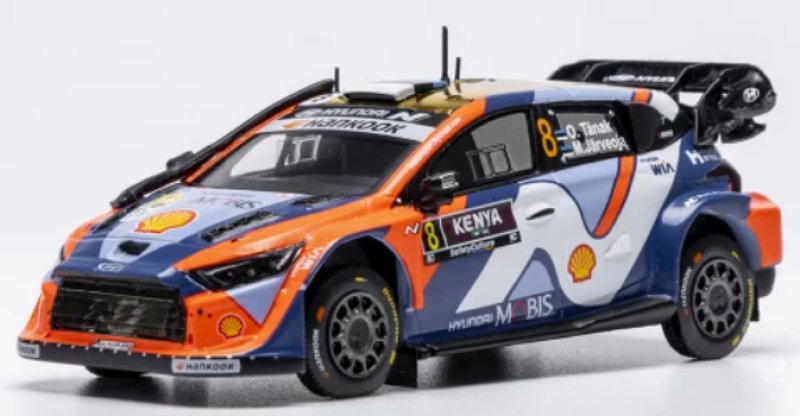 Hyundai i20 N Rally1, Safari Rallye Kenia, 2025, #8, O.Tänak/M.Järveoja, 1:43