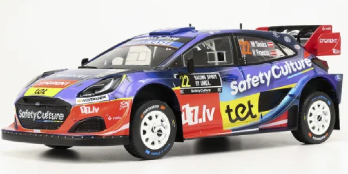Modèle réduit Ford Puma Rally1, Wrc, Rally Schweden, 2025, #22,...