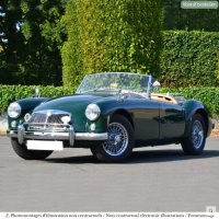 MGA 1955 Brits Racing Green 1/18