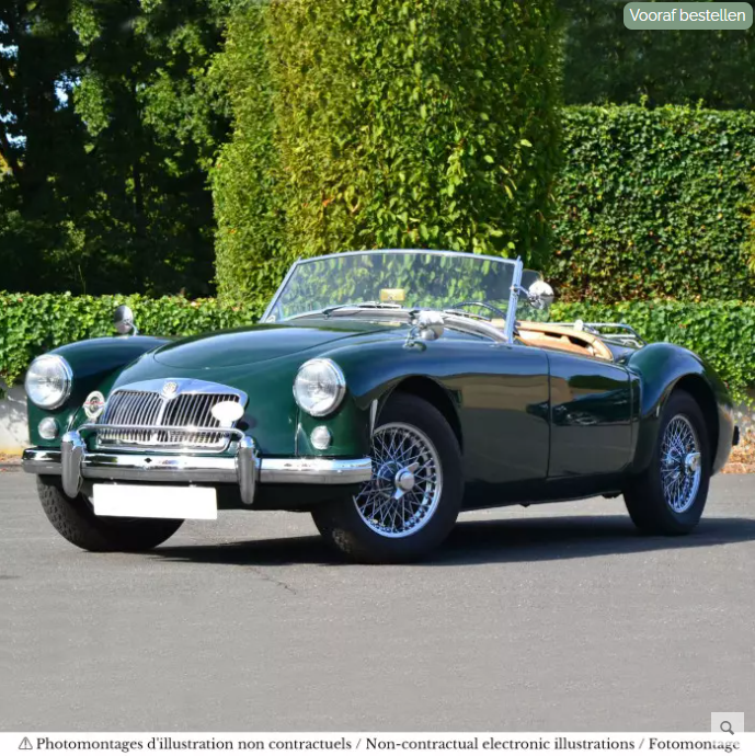 MGA 1955 Brits Racing Green 1/18