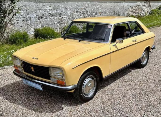 Peugeot 304 Coupé S 1974 Maïsgeel 1/18