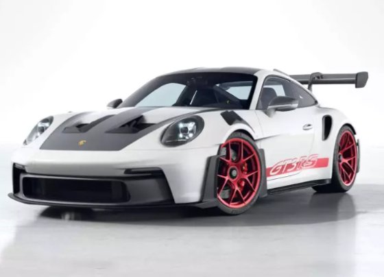 Porsche 911 GT3 RS met Weissach-pakket 2022 Wit/Pyro Rood 1:18 - S