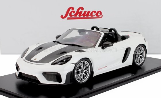 PORSCHE - 718 (982) SPIDER RS CABRIOLET OPEN 2023 - WHITE BLACK