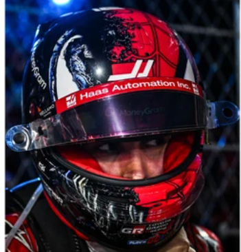 HELMET ESTEBAN OCON - MONEYGRAM HAAS F1 TEAM - GP