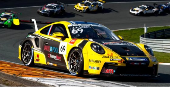 Porsche 911 GT3 Cup No.69 Porsche Carrera Cup Benelux Champion 2025 Jaap van Lagen