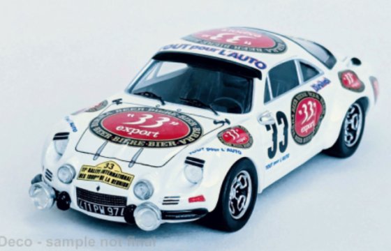 Renault Alpine A110, Tour Auto, 1981, #33, M.Lallemand/J.C.Pradines