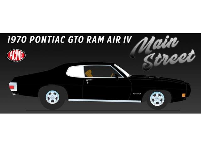 Pontiac GTO Ram Air IV, black 1970